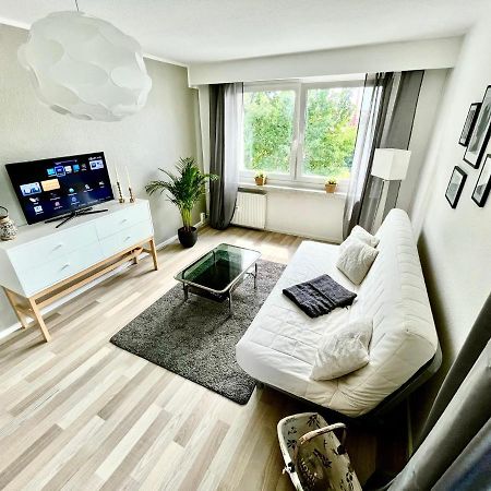 NEU: Queen-Size Bett im Zentrum: Gemütlich&hell Chemnitz Exterior foto