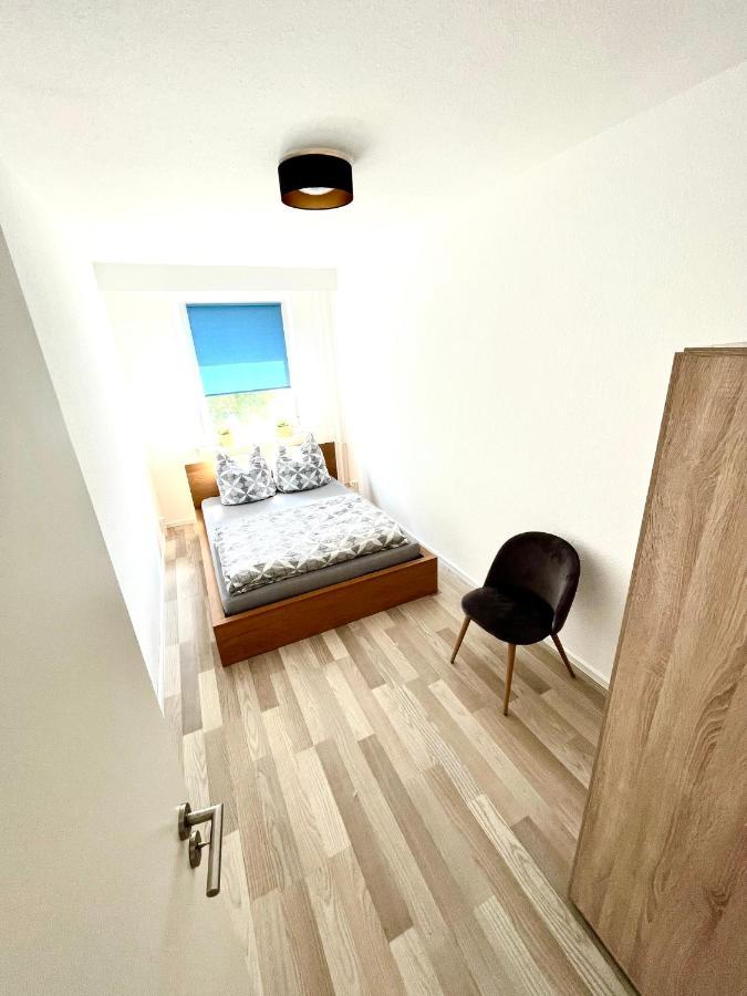 NEU: Queen-Size Bett im Zentrum: Gemütlich&hell Chemnitz Exterior foto